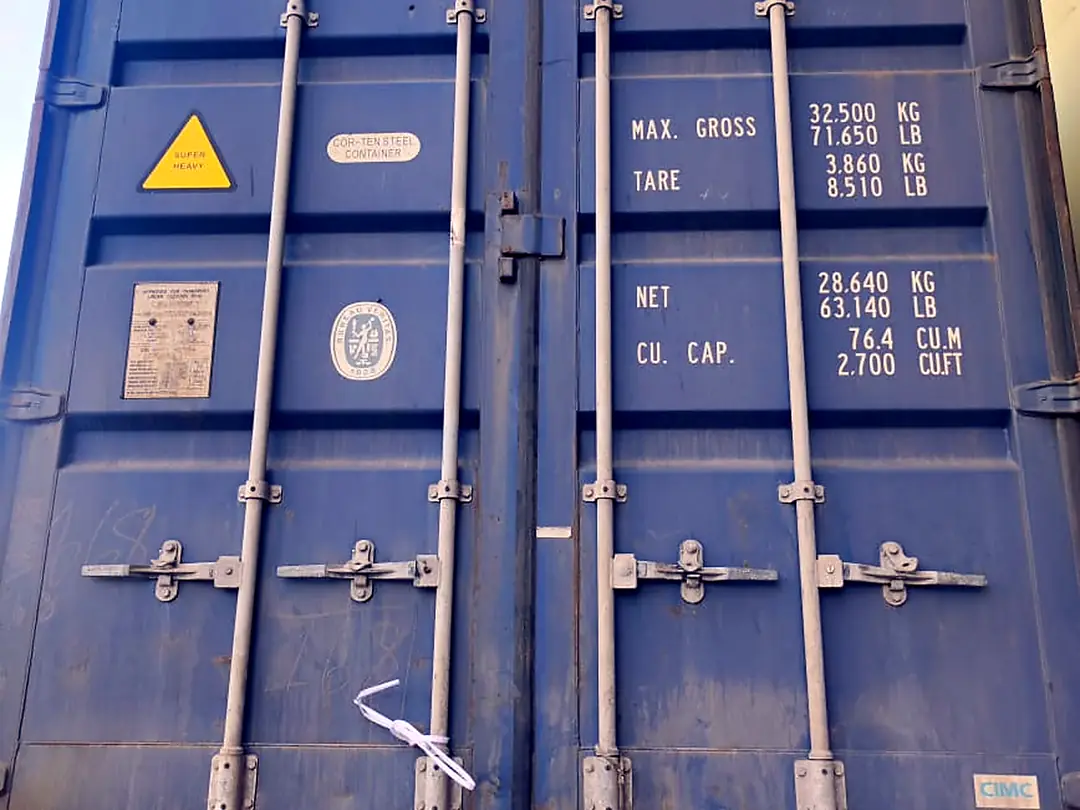 Sealed CMA CGM container